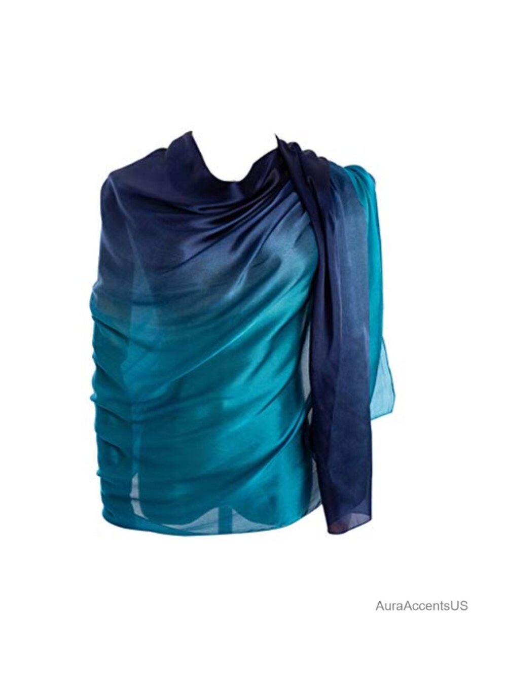 100% Silk Long Lightweight Fashion Scarf Shawl Wrap for Women